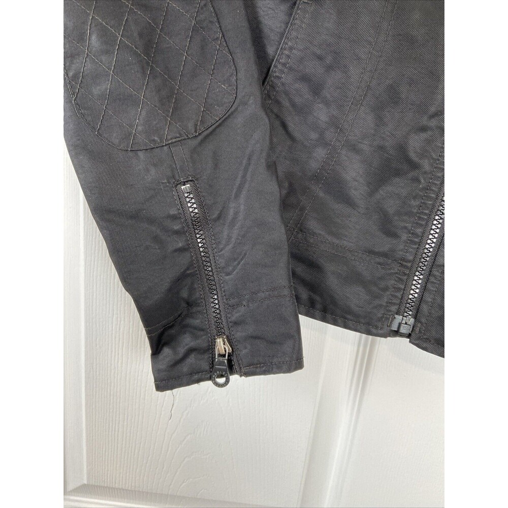Harley Davidson Black Full Zip Riding Motorcycle Embroidered Jacket Womens S - Picture 5 of 9